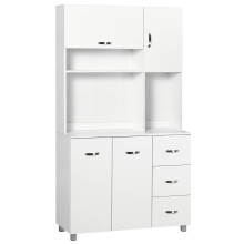 Alacena de Cocina Blanco 100 x 39.5 x 183.5 cm