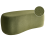 Beliani Pouffe BAYARD Boucle Green 1
