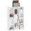 Homcom Librería Blanco 74.3 x 24 x 106 cm 1