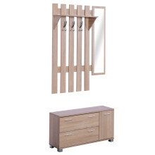 Mesa Centro Elevable Marrón 90 x 21.5 x 116 cm