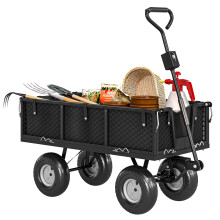 Carrito de Jardín Negro 105 x 51 x 54 cm