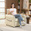 Homcom Butaca de Salón Beige 80 x 81 x 90 cm 2