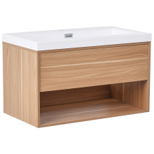 Vanity Unit with Basin 80 cm Light Brown BERBICE