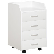 Cajonera de Oficina Blanco 40 x 36 x 65 cm