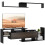 Homcom Mueble de Salón Bicolor 153.6 x 25 x 42 cm 1