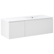 Wall Mounted Vanity Unit with Basin COROICO Light Grey