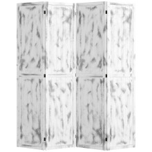 Biombo Separador Blanco 160.5 x 1.8 x 170 cm
