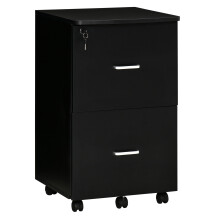Cajonera de Oficina Negro 43 x 45 x 72 cm