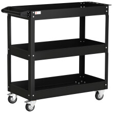 Carro de Herramienta Negro 83 x 35.3 x 76 cm