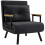 Homcom Sofá Cama Individual Negro 63 x 73 x 81 cm 1