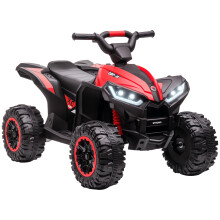 Quad Eléctrico Infantil Rojo 83 x 53 x 55.5 cm