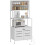 Homcom Estantería de Cocina Blanco 80 x 42 x 171 cm 1