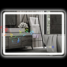 Espejo de Baño Gris 70 x 3.5 x 50 cm