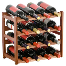 Estante de Vino Marrón 43 x 23.5 x 38 cm