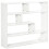 Homcom Estantería de Pared Blanco 94 x 19.5 x 80 cm 1