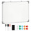 Homcom Pizarra Magnética Blanco 60 x 1.8 x 45 cm 1