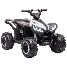 Quad Eléctrico Infantil Blanco 83 x 53 x 55.5 cm