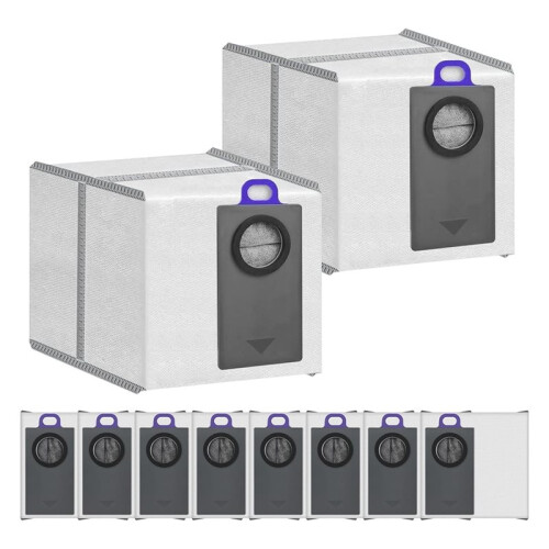 10 Pack Dust Bags Compatible for  Flow 2, 2.4L Large Capacity