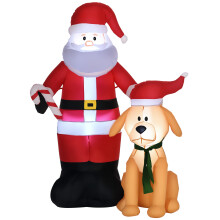 Papá Noel Inflable Multicolor 117 x 80 x 157 cm