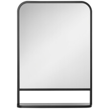 Espejo de Pared Negro 50 x 10.2 x 70 cm