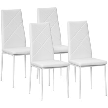 Sillas de Comedor Blanco 41 x 50 x 97 cm