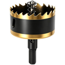 Bi-Metal Hole Saw 80mm Wood Plywood Plastic Gypsum Drywall Ceiling Drill One-Piece Wall No Breakage Continuous Drilling