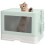 PawHut Arenero para Gato Verde 48.5 x 38 x 36.5 cm 1