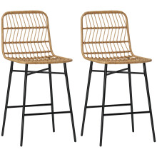 Taburetes de Bar Marrón 43 x 56 x 101 cm