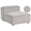 Beliani 1-Seat Section ARDAL Corduroy Taupe 1