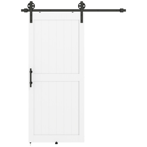 Homcom Puerta Corredera Blanco 91.5 x 3.5 x 213.4 cm