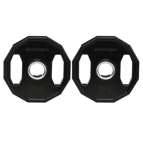 Discos de Pesa Negro 24 x 24 x 3.5 cm