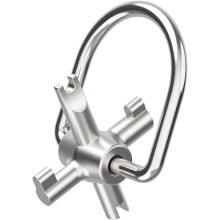 HVAC Locking Cap Key Tool for R22 & 410A Refrigerant Safety Caps Universal Tamper-Resistant Service Tool