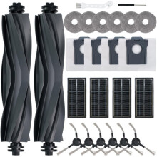 Accessoirekit voor D30 Ultra Robotstofzuiger: Rolborstel, Dweilpads, Stofzakken, Zijborstels en Filters