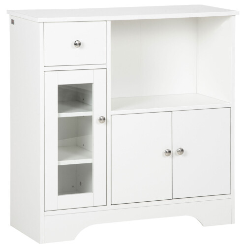 Homcom Aparador de Cocina Blanco 80 x 30 x 82 cm