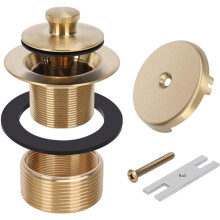 Bath Drainage Kit Rotator Kit Comes with A Hole Overflow Panel Conversion Bath Drainage Kit Zinc Alloy