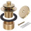 Bath Drainage Kit Rotator Kit Comes with A Hole Overflow Panel Conversion Bath Drainage Kit Zinc Alloy 1