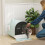 PawHut Arenero para Gato Verde 43 x 44 x 47 cm 5