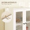 Homcom Alacena de Cocina Blanco 59 x 30 x 170 cm 6