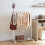 Homcom Burro para Ropa Blanco 86 x 43 x 171 cm 6
