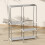 Homcom Armario de Ropa Gris 142 x 43 x 185 cm 1