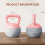 Kettlebell Multicolor 21 x 21 x 30 cm 1