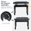 Homcom Banco de Piano Negro 64 x 35 x 55 cm 7