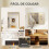 Homcom Espejo de Pared Amarillo 50 x 2 x 70 cm 5