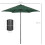 Outsunny Sombrilla de Jardín Verde 196 x 196 x 204 cm 6