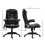 Vinsetto Silla de Masaje Negro 68 x 72 x 120 cm 7