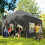 Outsunny Carpa Plegable Gris 598 x 300 x 315 cm 5