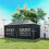 Outsunny Carpa Plegable Gris 598 x 300 x 315 cm 6