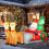 Outsunny Hinchable de Navidad Multicolor 216 x 90 x 150 cm 5