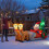 Outsunny Hinchable de Navidad Multicolor 216 x 90 x 150 cm 6