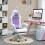 Vinsetto Silla Gaming Violeta 65 x 63 x 142 cm 2